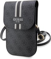 Guess 4G Printed Stripe Heuptas (Scherm tot 7 Inch) - Zwart