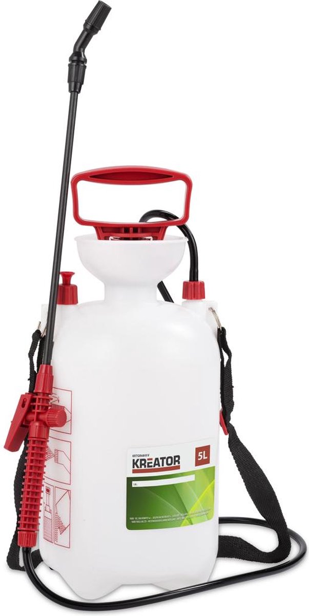 Kreator KRTGR6805V Druksproeier - zuurbestendig - 5L van Merkloos	 — afbeelding 3