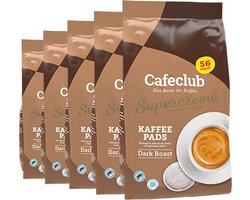 CafÃ©club - Supercreme Koffiepads Dark Roast - 5x 56 pads