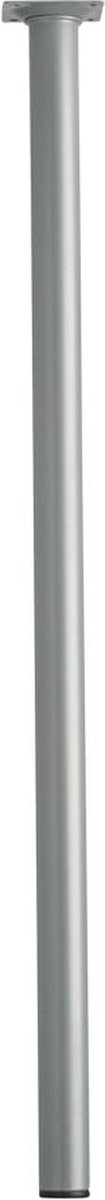 FLE - Stalen meubelpoot grijs rond ø 3 cm en hoogte 70 cm