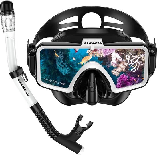 Ensemble Snorkel Enfant Mares KidsDry Top Avec Masque Et Sac Mesh - Neuf