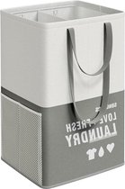 Grand Panier à Linge Pliable De 90 L, Panier à Linge Haut Et Autoportant, Bac à Linge Pliable (noir