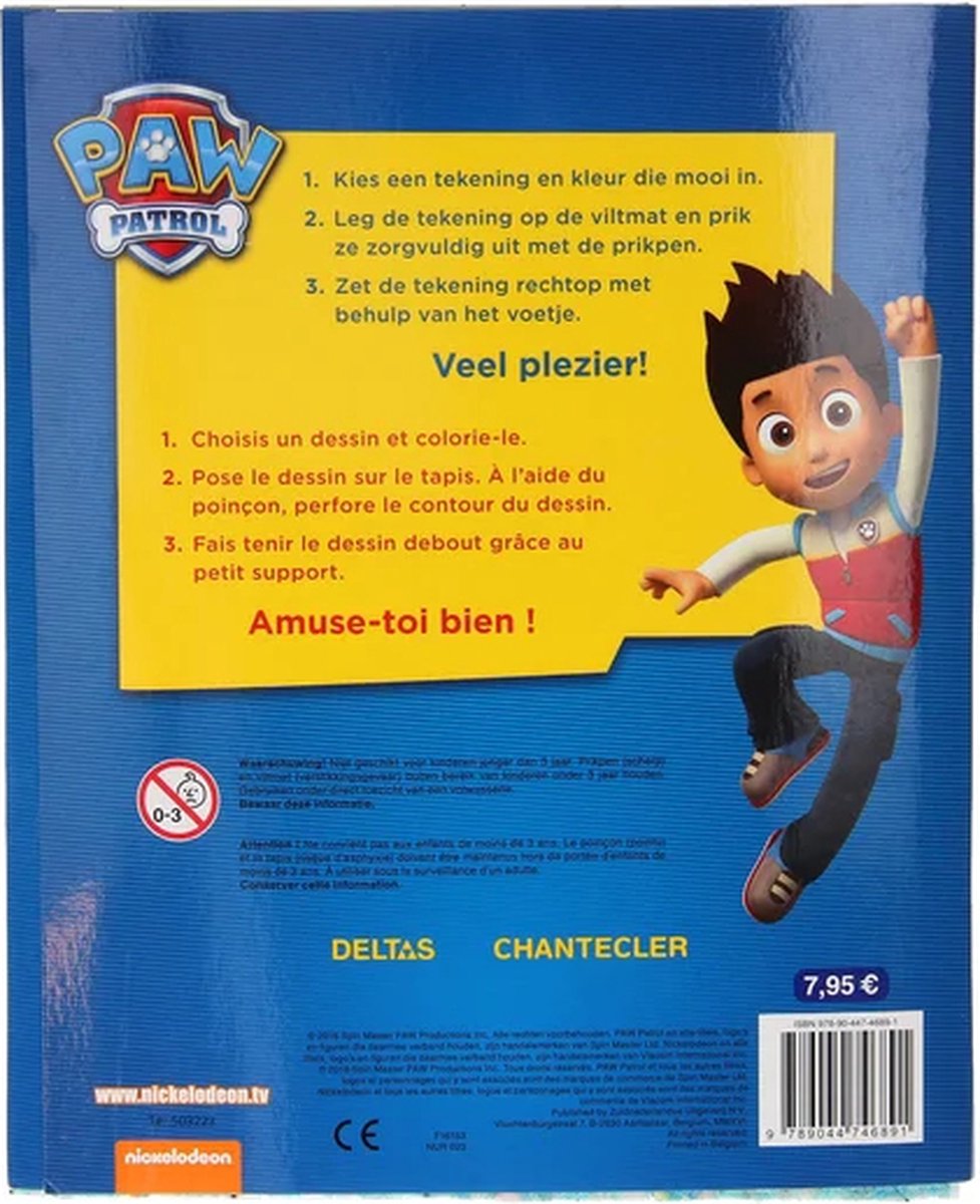 PAW Patrol - Kleurboek - Prikboek — afbeelding 4