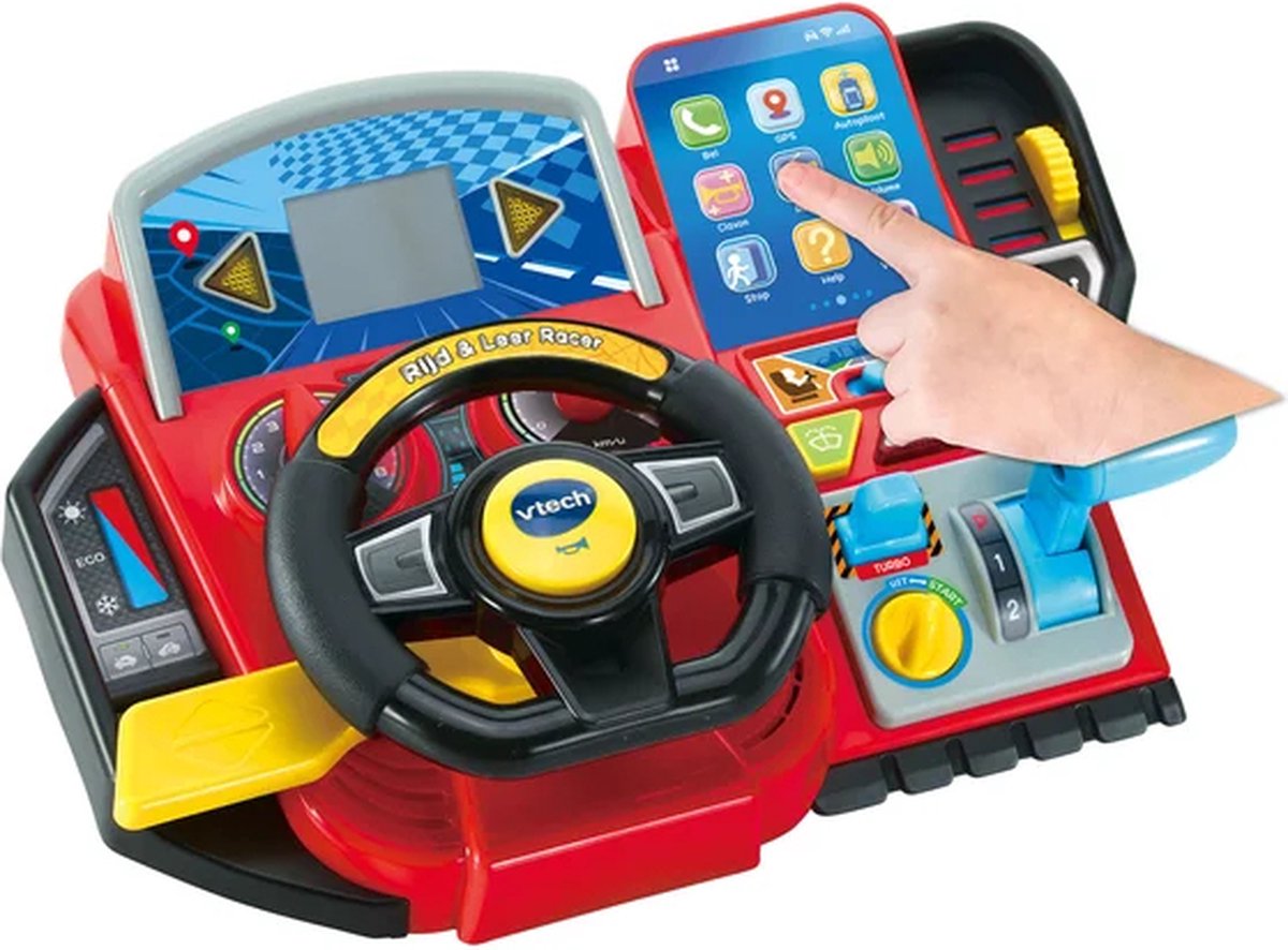VTech Rijd & Leer Racer Racestuur Activity Center - Interactief & Educatief Speelgoed - Activiteitenbord - Cadeau - Kinderspeelgoed 3 Jaar — afbeelding 8