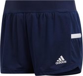 Adidas T19 Running Short Women - Navy blue/white - Hockey - Hockeykleding - Shorts/Rokjes