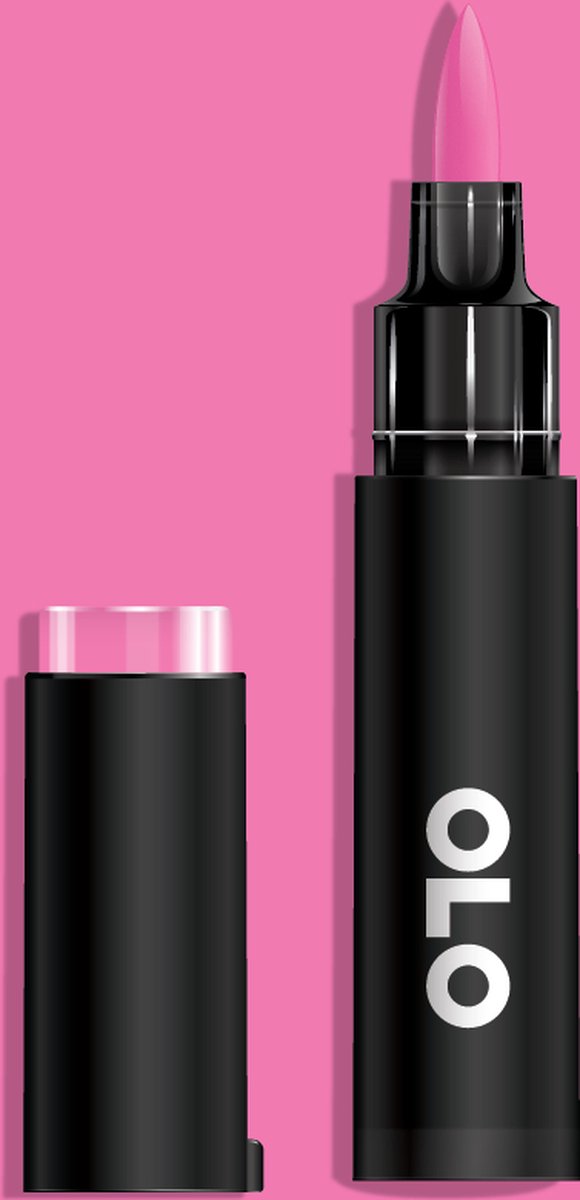 OLO Brush Halve Alcohol Marker RV0.2 Bubble Gum