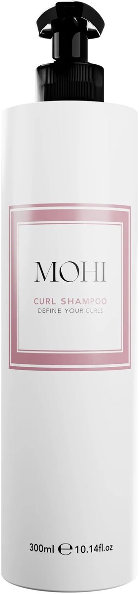 MOHI Krullen Shampoo 300ml - Voor krullend haar - Krullend haar producten - Curl shampoo - Mannen & Vrouwen - Haar shampoo - Haarshampoo - Heren - Hair shampoo - Shampo - Haarverzorging - Schampoo - Met pomp - Haar verzorging