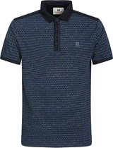 Gabbiano Poloshirt Polo Met Allover Print 234922 301 Navy Mannen Maat - XL