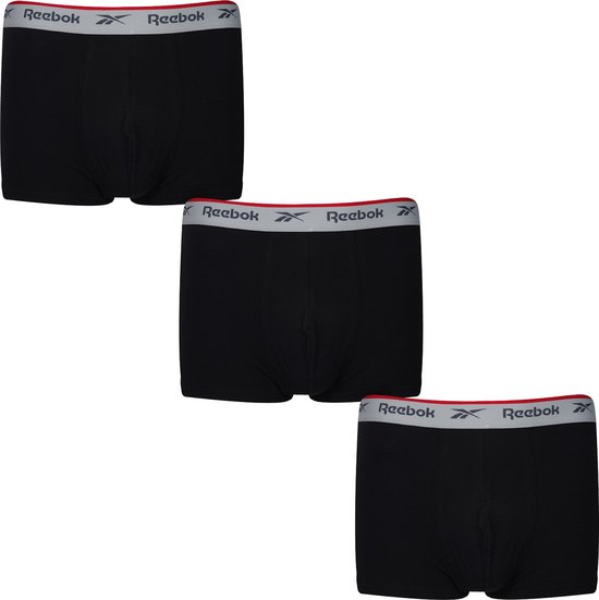 Reebok - Boxers hommes - Lot de 3 - Taille S - Ovett - Zwart