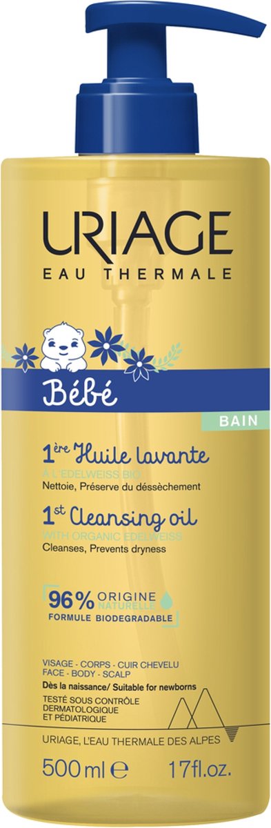 Uriage Bebe 1ere huile lavante fp 500 Milliliter