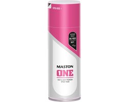 Maston ONE - Spuitverf - mat - Heidepaars (RAL 4003) - 400 ml - spuitbus verf violet
