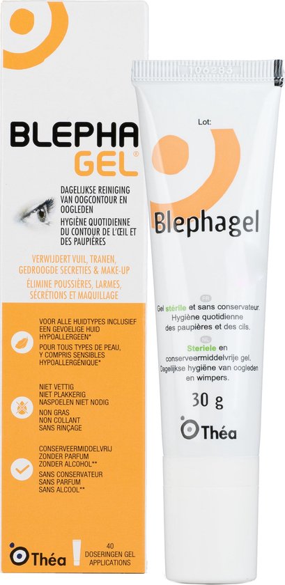 Blephagel Ooglid reiniging gel 30 Gram