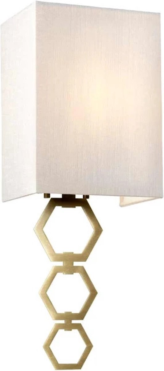 Bohemian Wandlamp - Steady Lighting - Metaal - Bohemian - E27 - L: 12.8cm - Voor Binnen - Woonkamer - Eetkamer - Brons