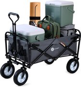 Bol.com Packaway Opvouwbare Bolderkar van Wasbaar Polyester tot 70KG – 98 x 53 cm – GRIJS aanbieding