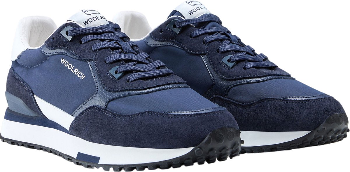 Woolrich Retro Sneaker Sneakers Heren - Blauw - Maat 40 | bol