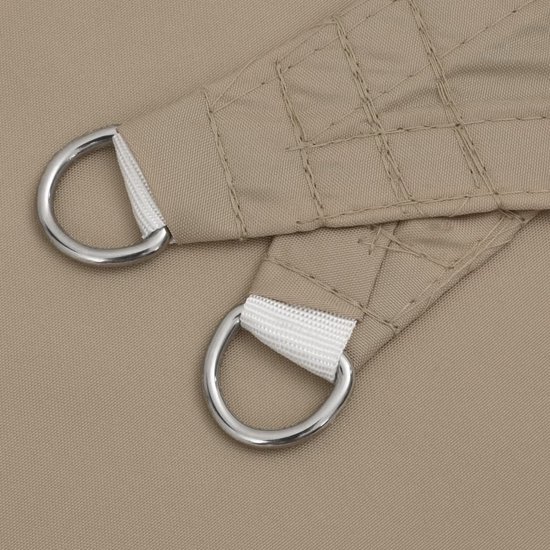 vidaXL Parasol rectangulaire 2 x 3 m Tissu Oxford Taupe