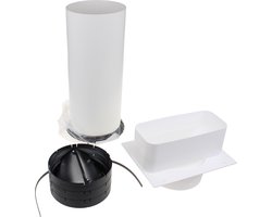 NOVY - Muurdoorvoer kit voor plat kanaal 89x222 mm - 906425