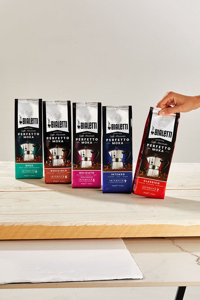 Bialetti Perfetto Moka Vaniglia (vanille) gemalen koffie – 250gr thumbnail 7