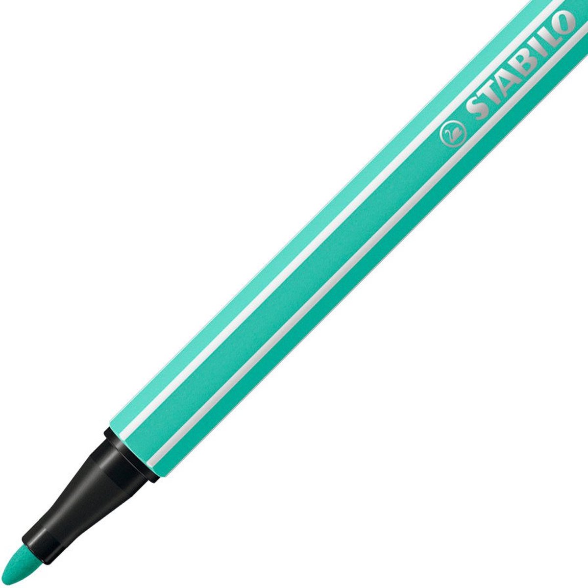 STABILO Pen 68 - Premium Viltstift - IJs Groen - per stuk — afbeelding 4