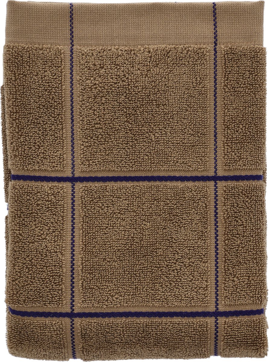 Södahl organic Vista Handdoek 50 x 100 cm Warm Taupe