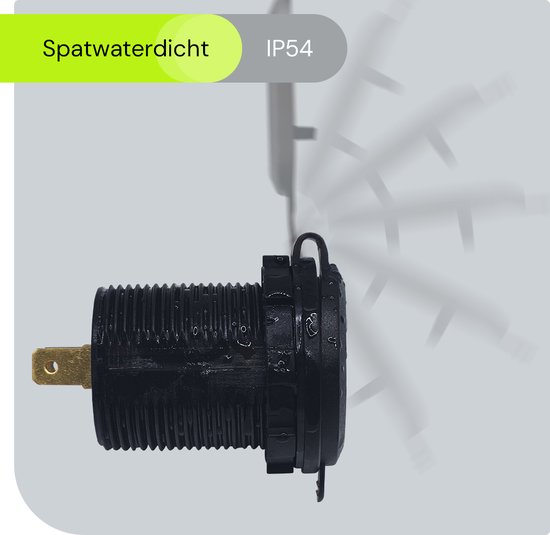 USB Inbouwstopcontact 2x 2,4A – 4.8A totaal – 12V/24V Lader voor Camper of Boot – Faraday Energy USB Inbouwstopcontact 2x 2,4A – 4.8A totaal – 12V/24V Lader voor Camper of Boot – Faraday Energy