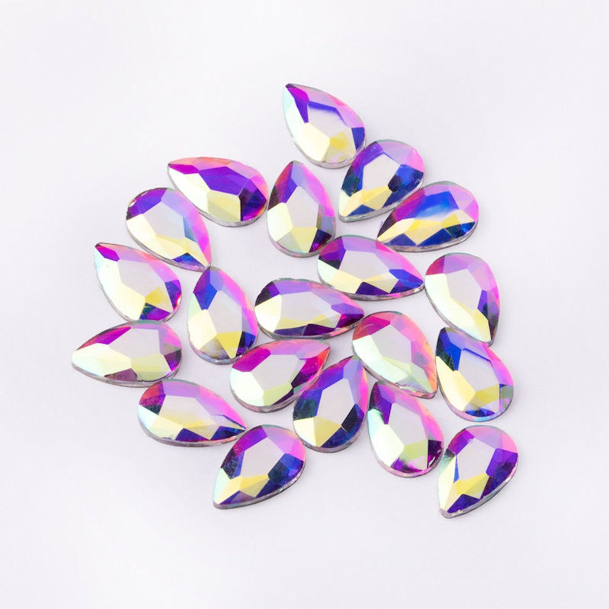 DRM Iriserende 3D Nageldecoratie Steentjes 20st. # 2