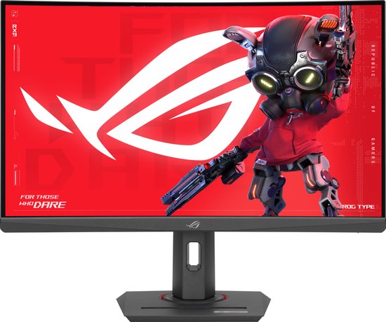 ASUS ROG Strix XG27WCS - QHD VA Curved Gaming Monitor - 180hz - USB-C 7.5W - G-Sync Compatible - 27 inch