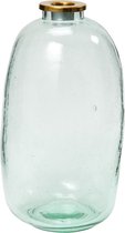 Return to Sender | Vaas/ Kandelaar H: 22 cm recycled glas Happy Booby