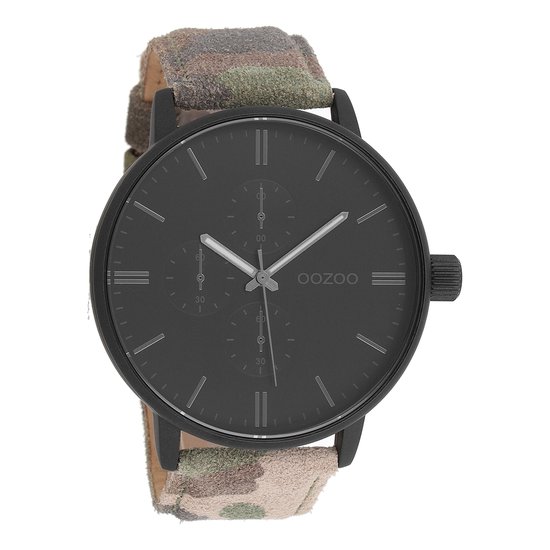 Montre OOZOO Timepieces Camouflage / Noir (50 mm) - Multicolore