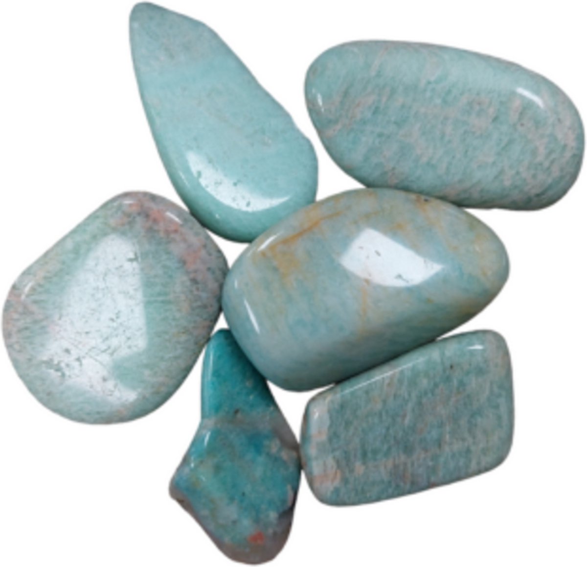 Amazoniet 100 gr. trommelstenen (mt3)