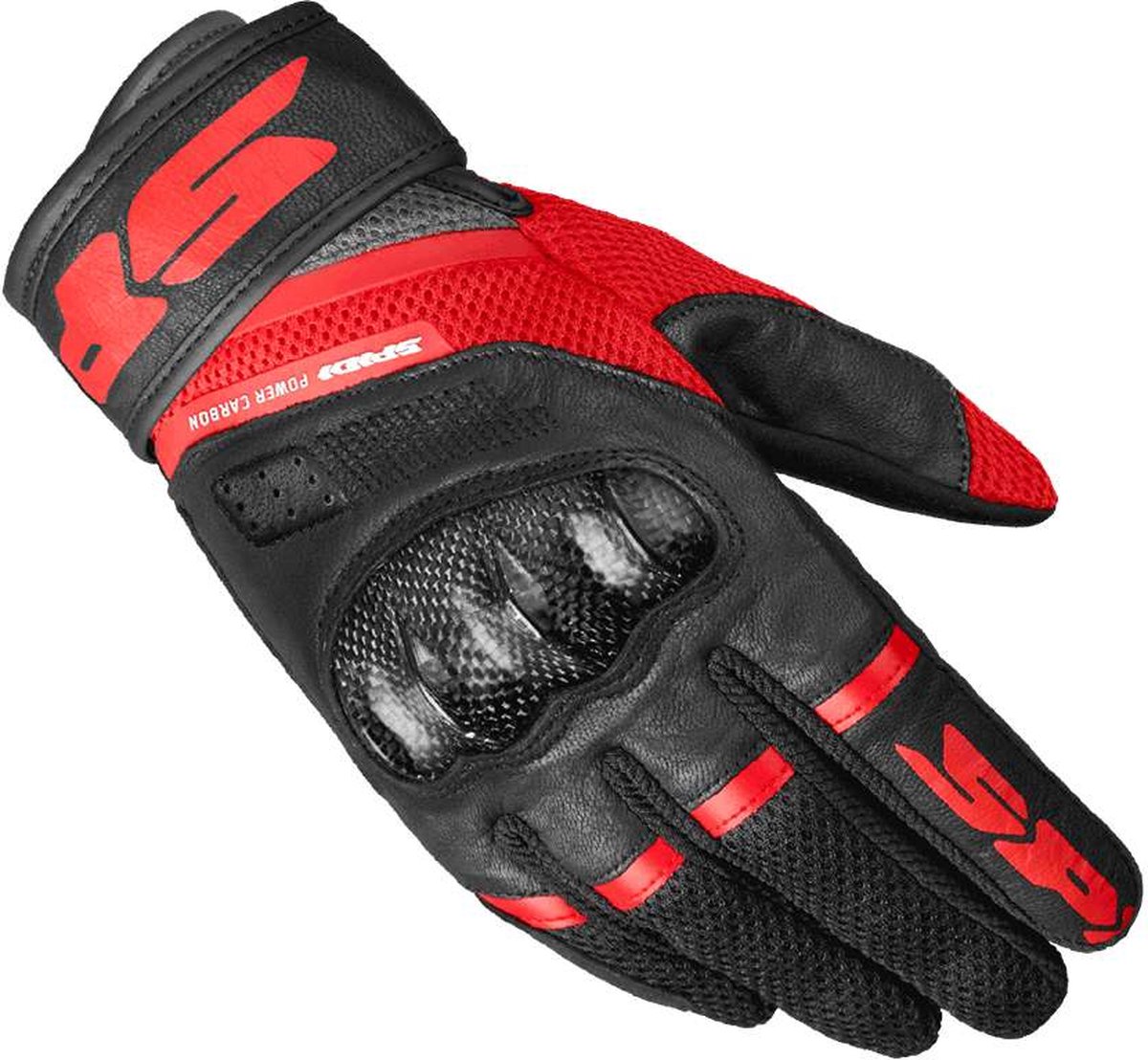 Spidi Power Carbon Lady Handschoenen Rood - Handschoen