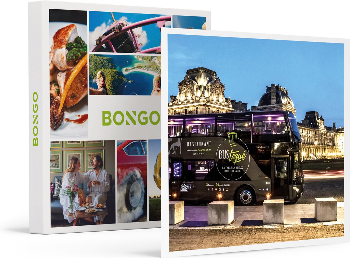 Bongo Bon - Unieke Avondrit Door Parijs Incl. 5-gangendiner In Een Luxebus - Cadeaukaart