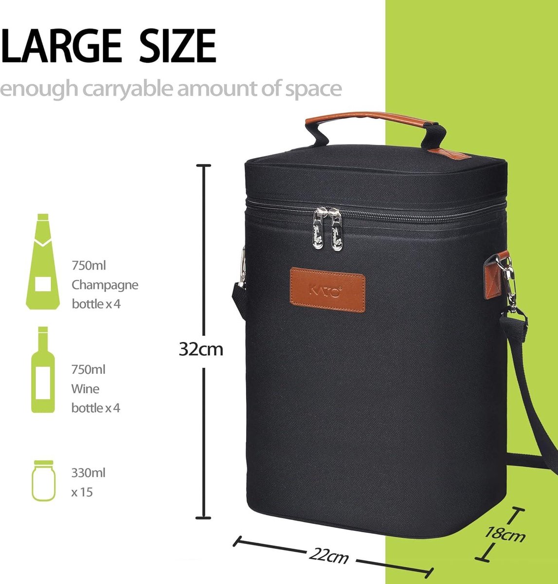 Sac à bouteilles, lot de 2 - : Sac à bouteilles, lot de 2 Original(e