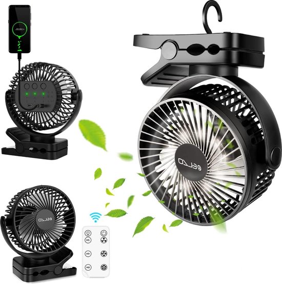 Mini Ventilateur Portable Pliable Avec Refroidissement - 199 Vitesses, Batterie 5500mAh, écran LED