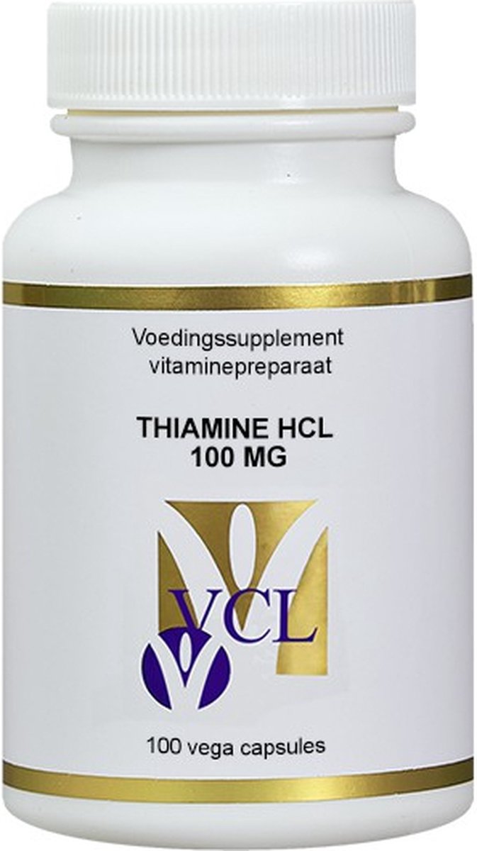 Vital Cell Life Thiamine HCL 100 mg 100 Capsules