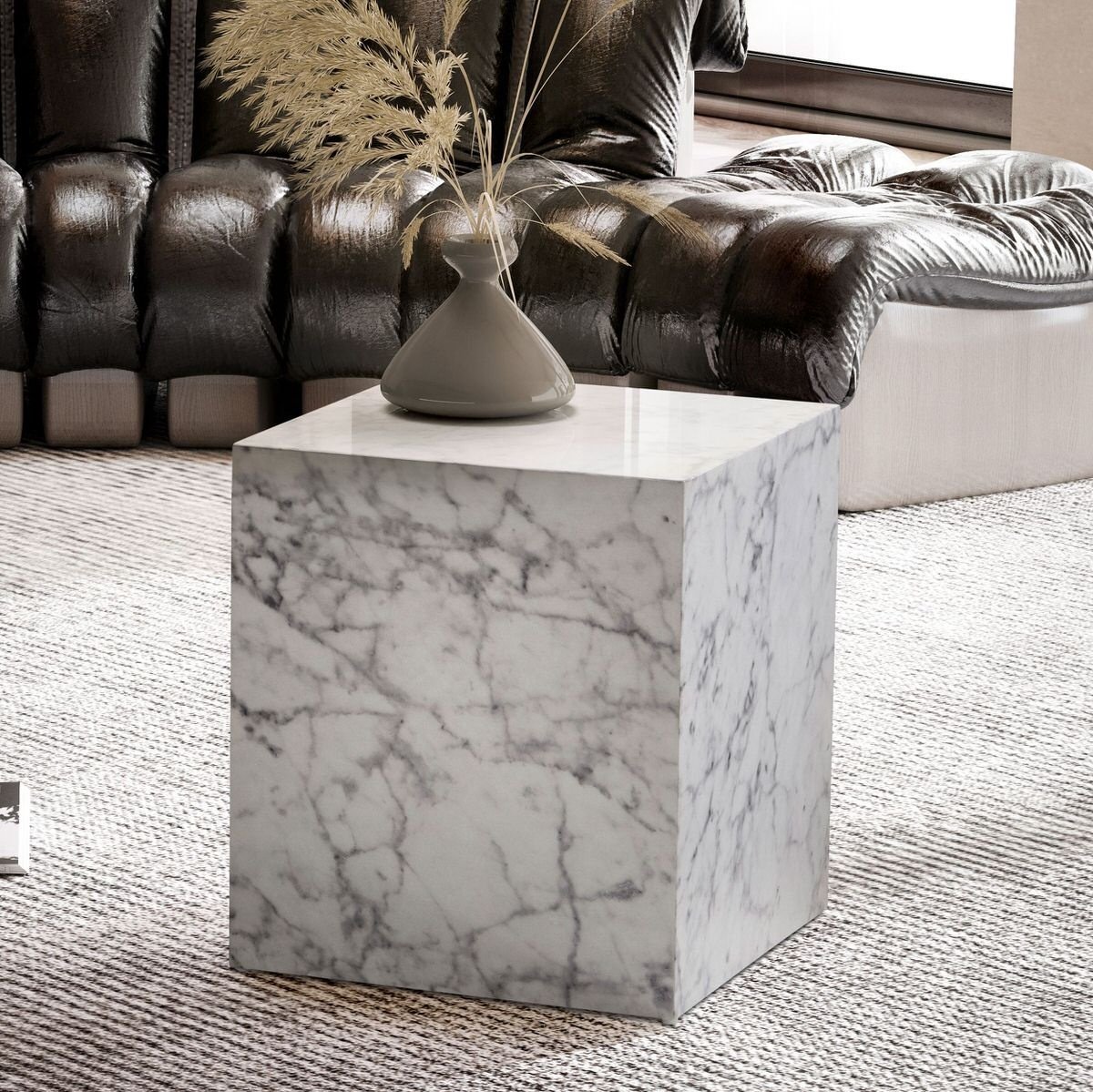 Sky Style Monobloc HG Wit Salontafel Marmerlook