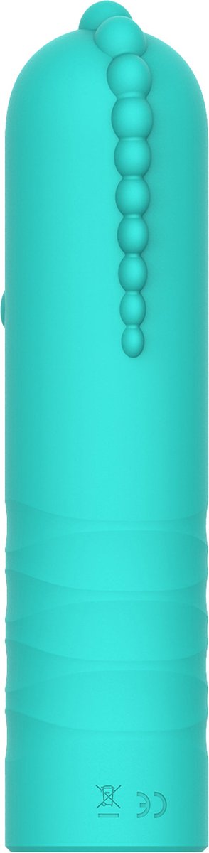 Limitless - BV1 - Bullet Vibrator met Ribbels voor Extra Stimulatie - Turquoise