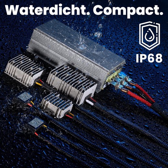 DC DC 18V-36V naar 12V spanningsomvormer 40A 480W - Bauer Electronics ...