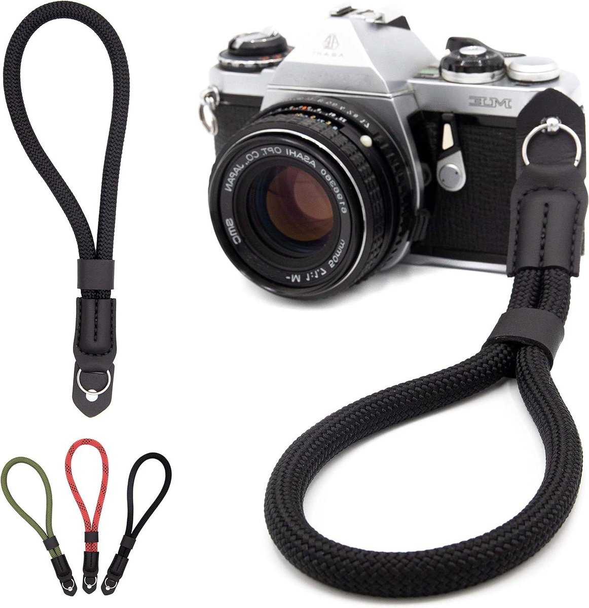 Handlus in touw-look voor camera - pols camerariem met Sailor Strap