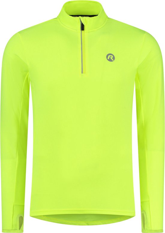 Rogelli Core Hardloopshirt - Lange Mouwen - Heren - Fluor - Maat XL