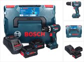 Bosch GSB 18V-90 C Profi-accuschroefboormachine 18 V 64 Nm borstelloos + 2x ProCORE accu 5,5 Ah + lader + L-Boxx