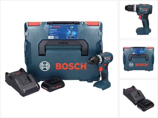 Bosch GSB 18V-45 accu-klopboormachine 18 V 45 Nm borstelloos + 1x ProCORE accu 4,0 Ah + oplader + L-Boxx