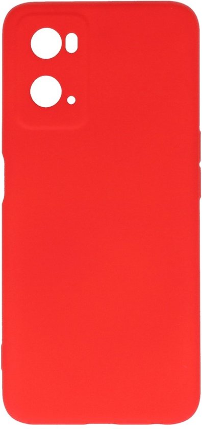 Coque adaptée à l' OPPO A76 - Coque arrière Fashion - Coque de téléphone colorée - Rouge
