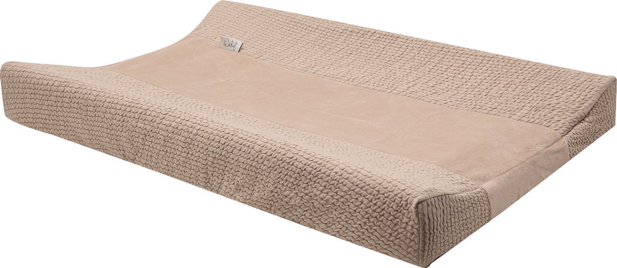 Witlof For Kids Aankleedkussenhoes Urban Taupe Waves 70 x 50 cm