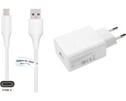 OneOne snellader + 1,8m sterke USB C kabel. 18W Quick Charge lader. Oplader adapter past op Huawei Nova Flip, Nova 11 SE, Nova 12, 12i / 12 Lite / 12 Pro / 12S / 12SE / 12 Ultra, Nova 13 / 13i / 13 Pro, MatePad 11.5, Pro 10.8, Pro 12.6, C5e