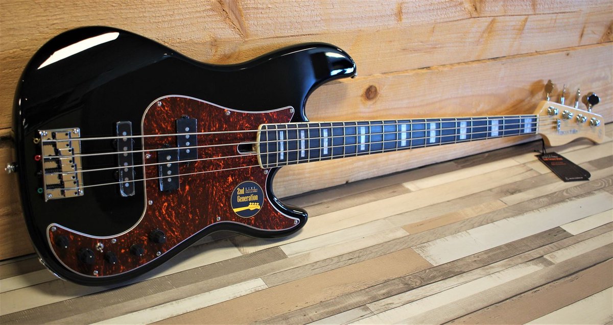 Sire Marcus Miller P7 2nd Gen Alder 4 Black - Elektrische basgitaar - zwart