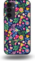 Smartphonica Telefoonhoesje geschikt voor Samsung Galaxy A54 5G met bloemen opdruk - TPU backcover case flower design geschikt voor Samsung Galaxy A54 5G
