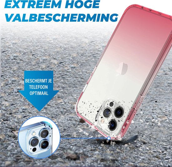 Coque Intégrale Samsung Galaxy A52s - 2 Pièces - Coque Arrière - Siliconen - Coque - TPU - Antichoc - Samsung Galaxy A52s - Transparent / Rose