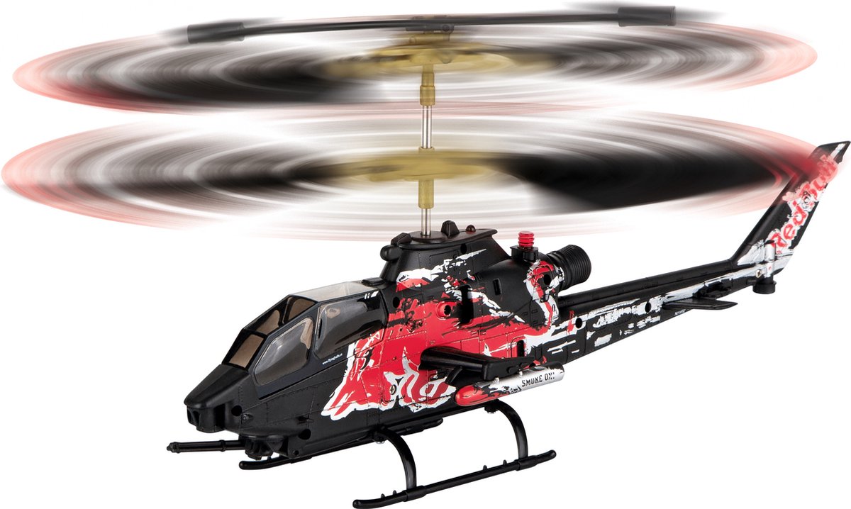 Carrera RC voertuig - RC Red Bull Cobra TAH-1F - Helikopter 2,4GHz RC Model Kant en Klaar - Carrera — cadeau in Spellen & Speelgoed - foto 4