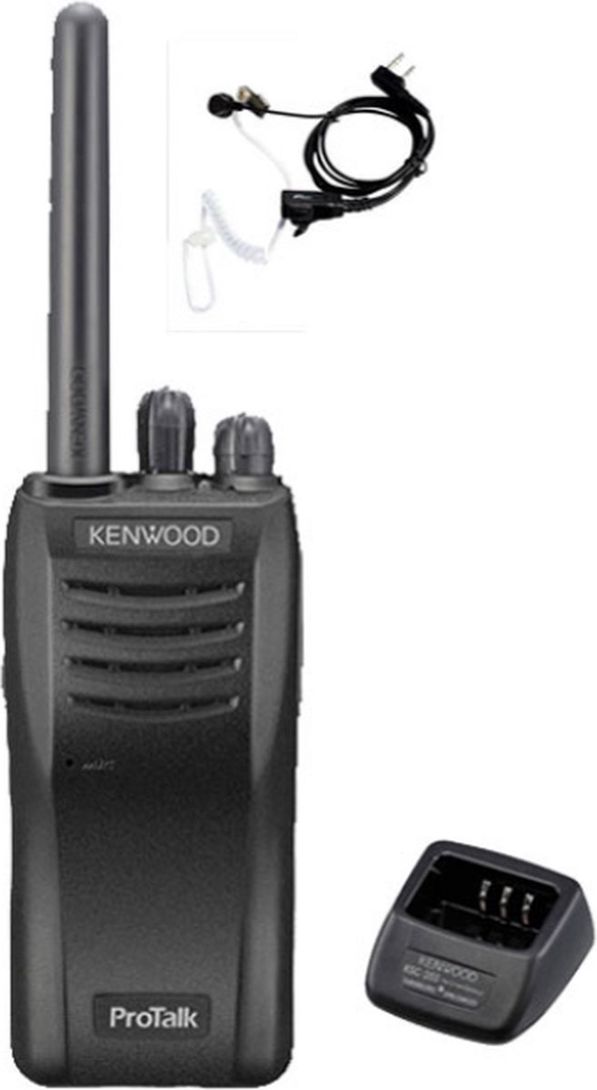 Kenwood TK-3501 met beveiliging oortje en tafellader